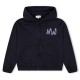 юношески,суичър,детски,облекла,marc,jacobs,graffiti,logo,zip,hoodie,juniors,navy,09b