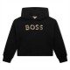 юношески,суичър,детски,облекла,boss,logo,hoodie,juniors,black,09b