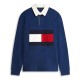 блуза,с,яка,мъжки,тениски,tommy,hilfiger,men,s,rugby,polo,shirt,carbon,navy