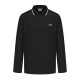 slazenger,l,s,tipped,polo,sn53,black
