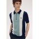 блуза,с,яка,облекла,на,разпродажба,мъжки,тениски,fred,perry,men's,vertical,stripe,zipped,short,sleeve,polo,shirt,tennis,blue,y90