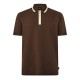 блуза,с,яка,мъжки,тениски,ps,paul,smith,men,s,zipped,short,sleeve,polo,shirt,brown,68
