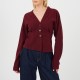 дамска,фланелка,с,дълъг,ръкав,brave,soul,ladies,long,sleeve,button,down,top,burgundy