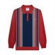 мъжки,горнища,размер+,lambretta,sleeve,stripe,knitted,polo,burgundy