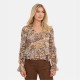 дамски,ризи,i,saw,it,first,printed,ruffle,blouse,brown