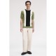 блуза,с,яка,мъжки,тениски,fred,perry,men's,stripe,knit,short,sleeve,polo,shirt,olive,mint,x88