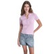 дънки,дамски,топове,dkny,dkny,jeans,short,sleeve,rib,polo,w,logo,rhinestone,buttons,pink,lavendar