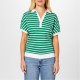 блуза,с,яка,дамски,топове,tommy,hilfiger,women's,relaxed,short,sleeve,polo,shirt,olympic,green