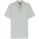 блуза,с,яка,мъжки,тениски,boss,mens,boss,orange,short,sleeve,quarter,zip,polo,top,silver