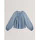 дамски,ризи,ted,baker,ted,puff,slv,blouse,ld61,lt,blue