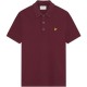 блуза,с,яка,мъжки,тениски,lyle,and,scott,basic,short,sleeve,polo,shirt,burgundy,z562