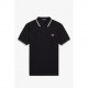 блуза,с,яка,мъжки,тениски,fred,perry,short,sleeve,twin,tipped,polo,shirt,black,white,350