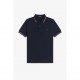 блуза,с,яка,мъжки,тениски,fred,perry,short,sleeve,twin,tipped,polo,shirt,navy,52a