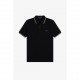 блуза,с,яка,мъжки,тениски,fred,perry,short,sleeve,twin,tipped,polo,shirt,black,w54