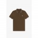 блуза,с,яка,мъжки,тениски,fred,perry,short,sleeve,twin,tipped,polo,shirt,brown,49a