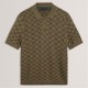 блуза,с,яка,облекла,на,разпродажба,мъжки,блузи,с,яка,ted,baker,men's,ss,geo,short,sleeve,polo,shirt,khaki