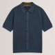 блуза,с,яка,облекла,на,разпродажба,мъжки,блузи,с,яка,ted,baker,men's,ss,crochet,short,sleeve,polo,shirt,mid,navy