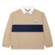 lacoste,kids,stripe,cotton,long,sleeve,rugby,polo,beige