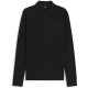 блуза,с,яка,мъжки,тениски,boss,mens,boss,orange,passerby,premium,cotton,long,sleeve,polo,shirt,with,logo,detail,black