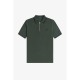 блуза,с,яка,облекла,на,разпродажба,мъжки,тениски,fred,perry,men's,crepe,zipped,short,sleeve,polo,shirt,court,green,x89