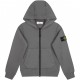 юношеска,блуза,stone,island,junior,zip,sweatshirt,grey,v0m64