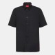 риза,мъжки,ризи,hugo,men,s,short,sleeve,plain,shirt,black,001