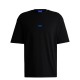 тениска,мъжки,тениски,hugo,men's,regular,fit,logo,back,t,shirt,black,001