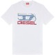 тениска,мъжки,тениски,diesel,diesel,big,d,tee,sn42,white,100