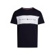 тениска,мъжки,тениски,tommy,hilfiger,cotton,panel,t,shirt,navy,white