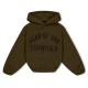 юношески,суичър,детски,3/4,панталони,fear,of,god,essentials,fleece,hoodie,junior,olive