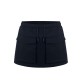 спортна,пола,дамски,къси,панталони,miso,cargo,skort,ld43,black