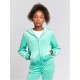 детски,суичър,детски,3/4,панталони,juicy,couture,diamante,zip,hoodie,girls,turquoise,171