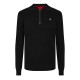 горнище,с,цип,мъжки,тениски,hugo,sastoro,quarter,zip,top,black,001