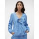 vero,moda,women,s,gili,tie,short,sleeve,blouse,provence