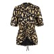 фланелка,дамски,ризи,biba,biba,keyhole,jersey,top,foil,animal