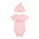 бебешка,шапка,бебешки,облекла,hello,world,baby,girl,2024,bodysuit,and,hat,set,pink
