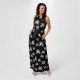 дамски,летни,гащеризони,biba,biba,plisse,jumpsuit,palm,print