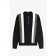 мъжки,тениски,fred,perry,zipped,striped,shirt,black,102