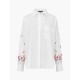 дамски,ризи,french,connection,women's,rhodes,long,sleeve,blouse,linen,white