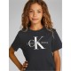 юношеска,тениска,детски,3/4,панталони,calvin,klein,jeans,monogram,t,shirt,junior,ck,black