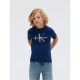 юношеска,тениска,детски,3/4,панталони,calvin,klein,jeans,monogram,t,shirt,junior,blue,c3i