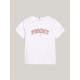 юношеска,тениска,tommy,hilfiger,varsity,foil,t,shirt,juniors,white