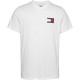 тениска,мъжки,тениски,tommy,jeans,men,s,slim,essential,flag,regular,fit,t,shirt,white