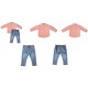 бебешки,комплект,бебешки,облекла,hello,world,baby,boy,shirt,jean,and,brace,set,tbc,multi