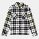 off,white,unisex,kids,check,long,sleeve,oxford,shirt,blk,wht,1018