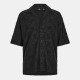 риза,с,къс,ръкав,represent,men,s,all,over,towel,fabric,short,sleeve,shirt,black