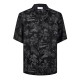 риза,с,къс,ръкав,мъжки,ризи,off,white,men,s,fresco,bowl,short,sleeve,patterned,shirt,black