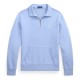 блуза,мъжки,горнища,с,качулка,polo,ralph,lauren,loopback,terry,cotton,quarter,zip,sweater,chambray,blue