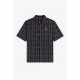 риза,с,къс,ръкав,мъжки,ризи,fred,perry,men,s,patterned,short,sleeve,shirt,navy,608