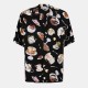 риза,с,къс,ръкав,мъжки,ризи,moschino,men,s,short,sleeve,patterned,relaxed,fit,shirt,black